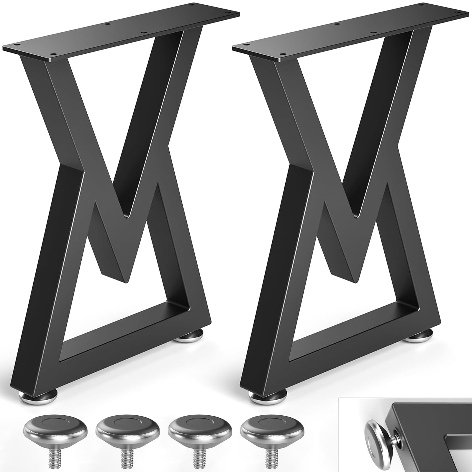 Metal V-Shape Table Legs with Heavy Duty Design TL-2