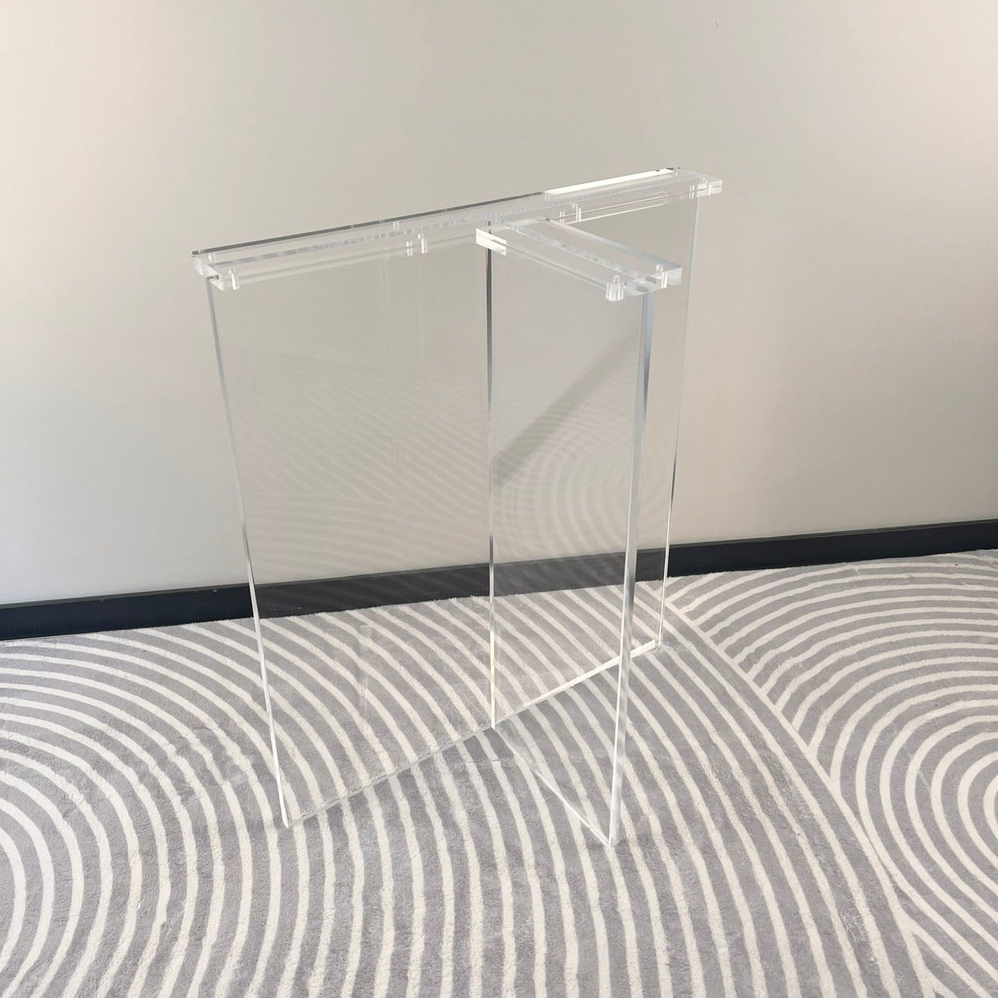 Acrylic Table Legs – T-Shape AL-2