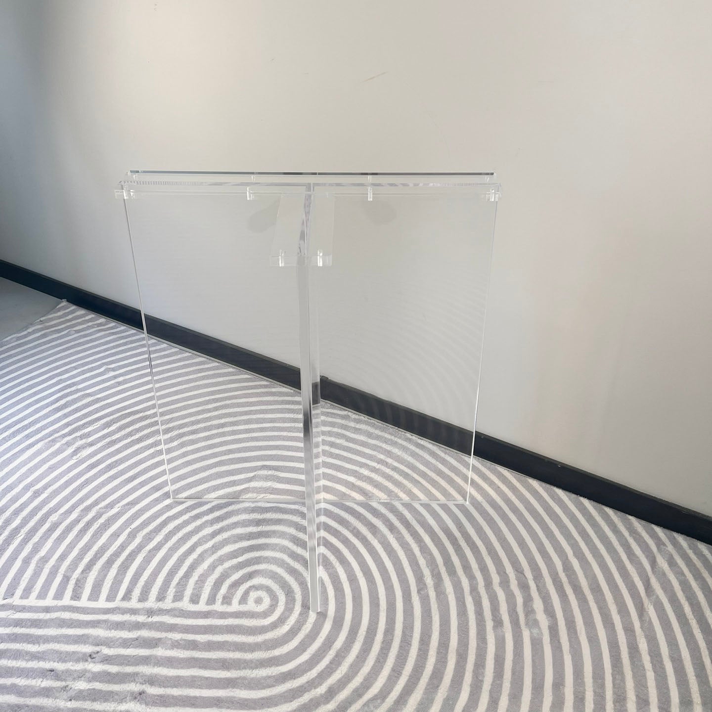 Acrylic Table Legs – T-Shape AL-2