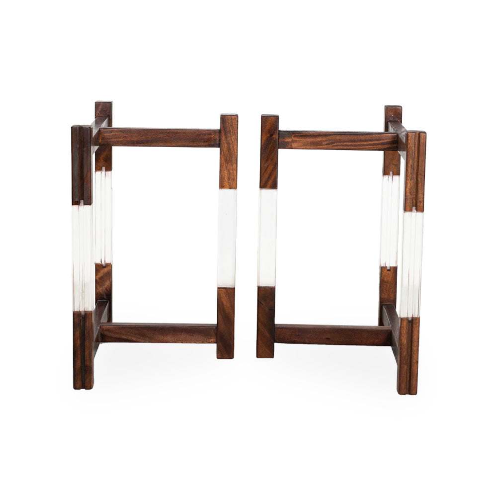 Acrylic Wood Table Legs T-Shape WL-4