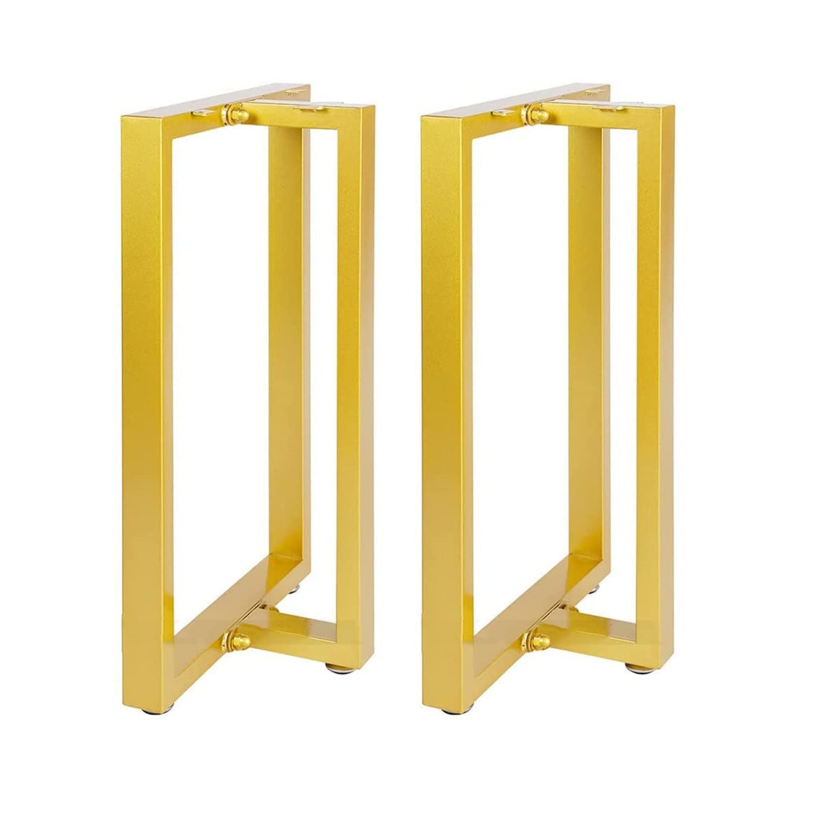 Metal Table Legs – Heavy Duty Square Tube Gold TL-13
